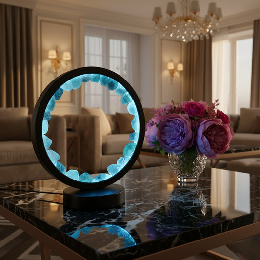 Green Fluoride Crystal LED Lamp