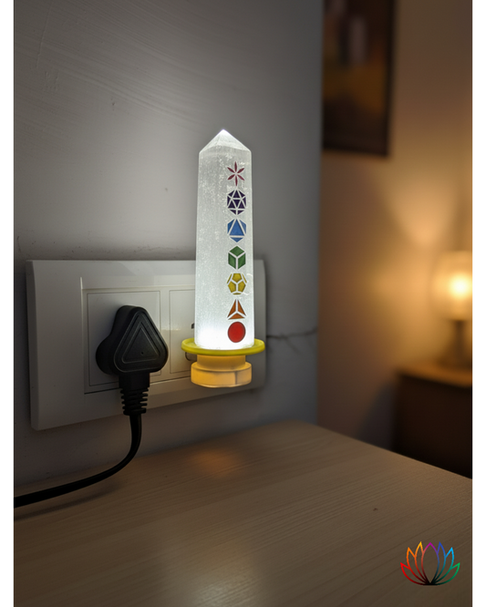 Selenite Pencil Lamp