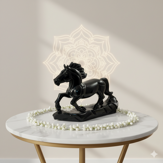 Black Agate Horse