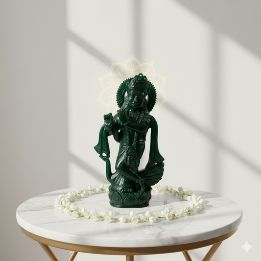 Green Aventurine Krishna