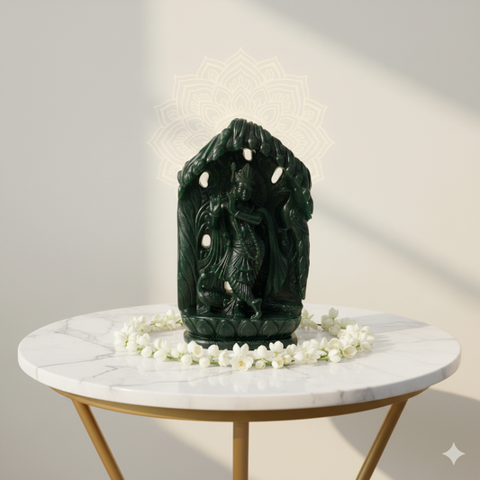 Green Aventurine Krishna