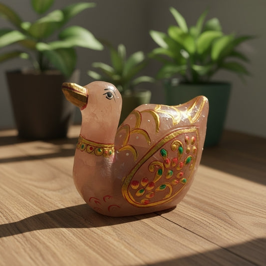 Rose Quartz Printed Ducks