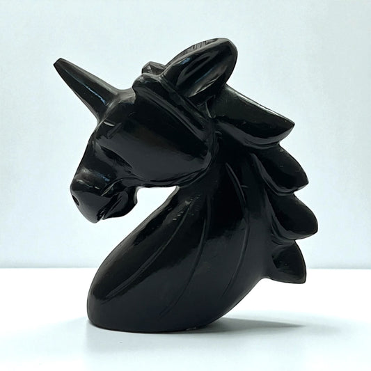 Black obsidian Unicone