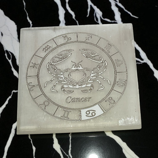 Selenite Square Charging Plate