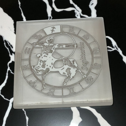 Selenite Square Charging Plate