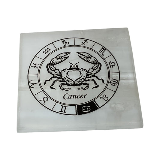 Selenite Square Charging Plate