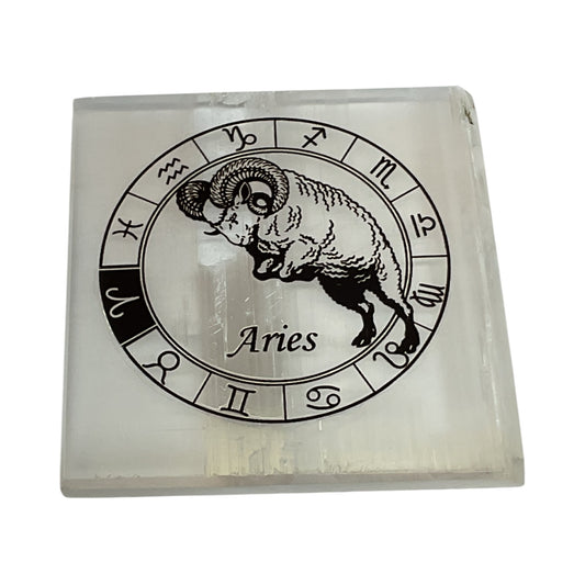 Selenite Square Charging Plate