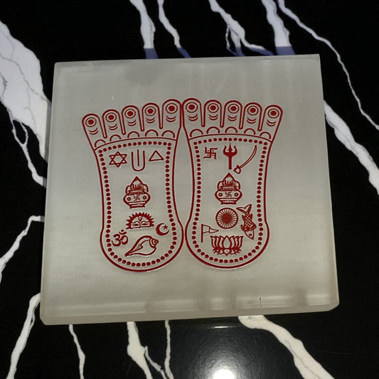 Selenite Square Charging Plate