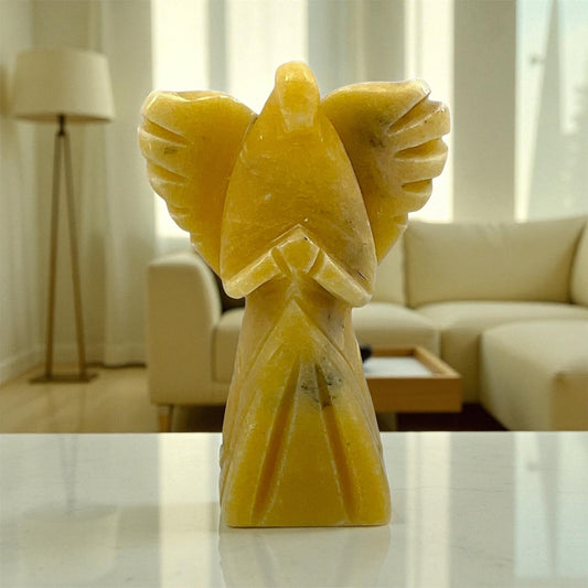 Yellow Aventurine Angel Statue