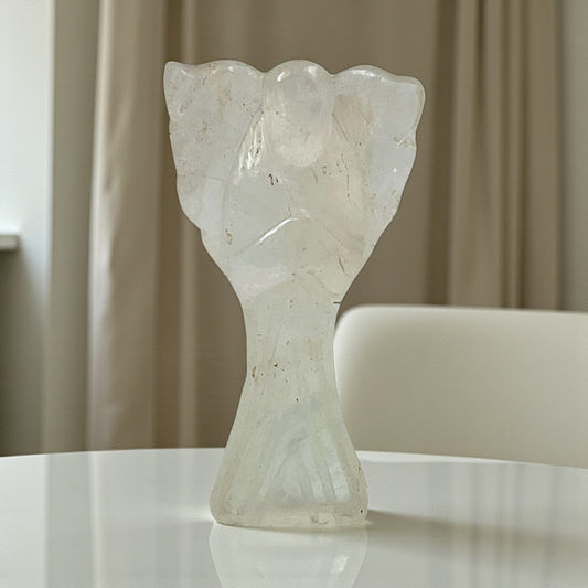 Clear Quartz Angel Statue