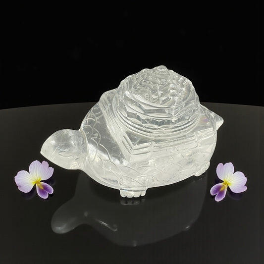 Clear Quartz Shri Yantra