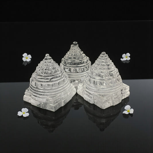 Clear Quartz Shri Yantra