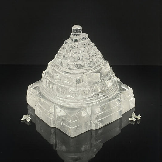 Clear Quartz Shri Yantra