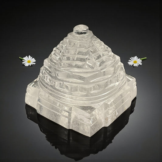 Clear Quartz Shri Yantra