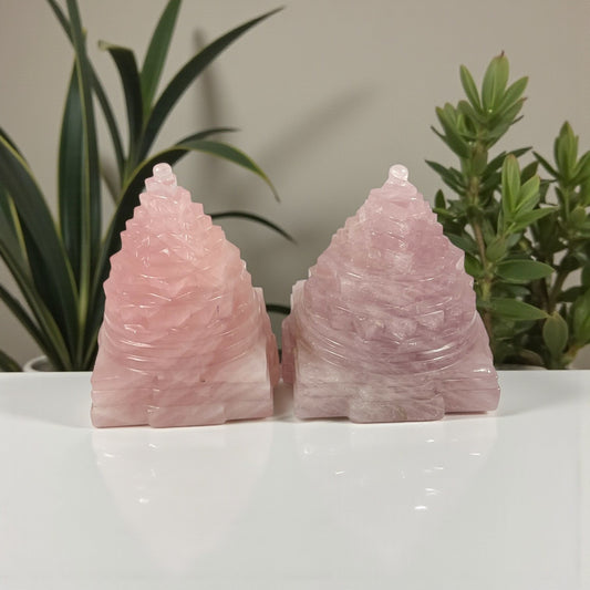 Rose Quartz Shri Yantra