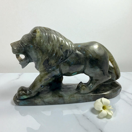 Labrodorite Lion