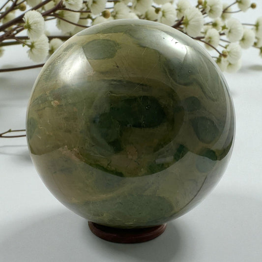 green jasper Ball