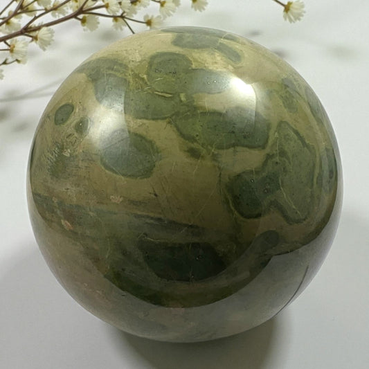 green jasper Ball