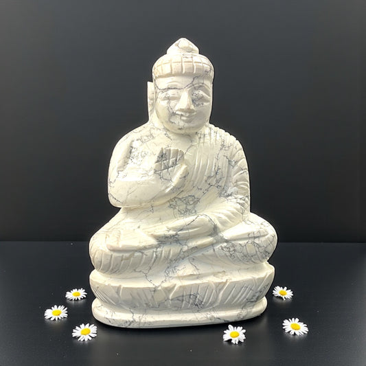 Howlite Buddha