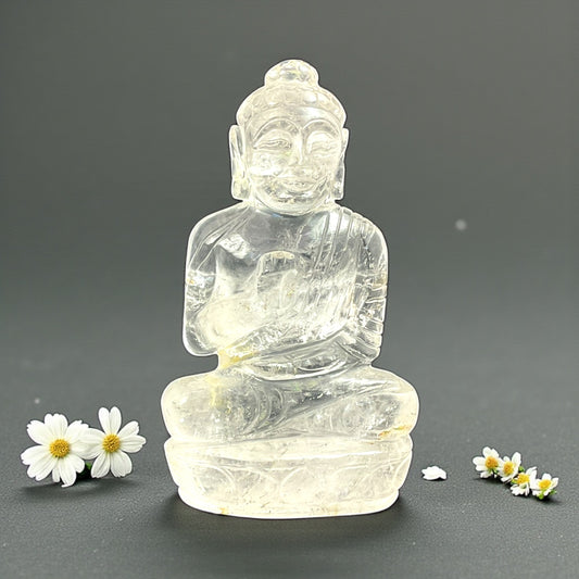 Clear Quatz Buddha