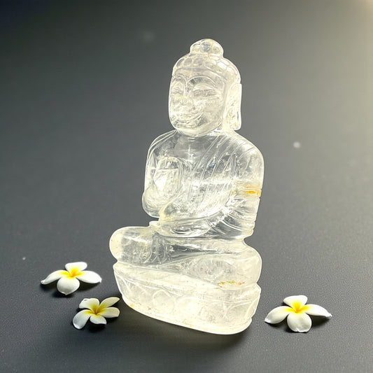 Clear Quatz Buddha