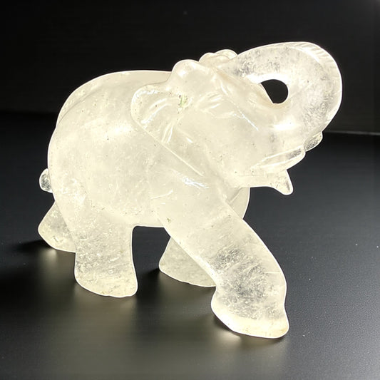 Clear Quartz Elephant