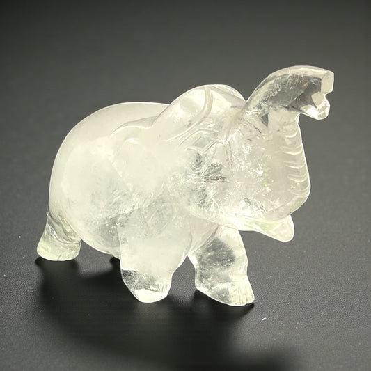 Clear Quartz Elephant