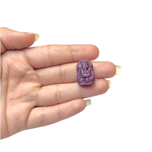 Ruby Ganesha - 26.46 Carat