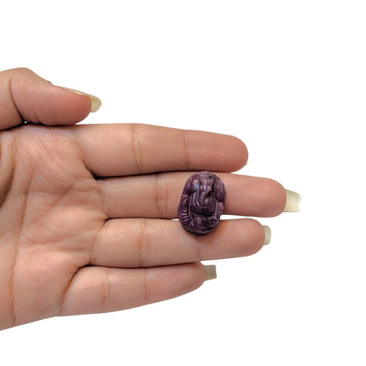 Ruby Ganesha - 32.55 Carat