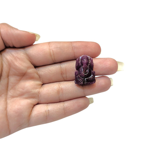 Ruby Ganesha - 26.77 Carat