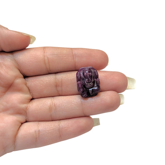 Ruby Ganesha - 23.85 Carat