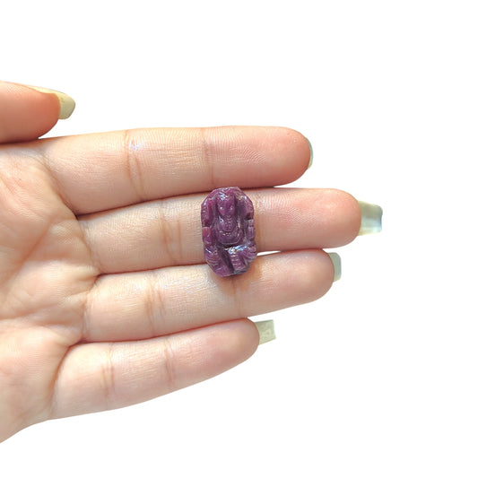 Ruby Ganesha - 19.52 Carat