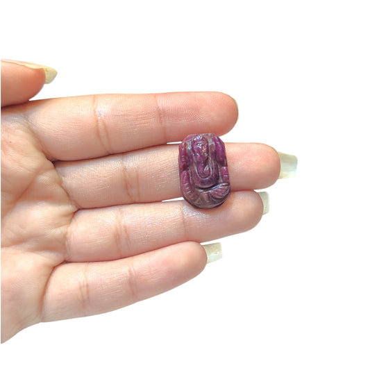 Ruby Ganesha - 21.15 Carat