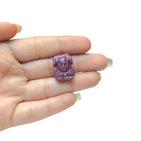 Ruby Ganesha - 28.19 Carat