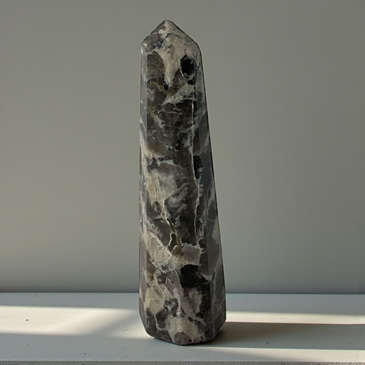 Smoky Quartz with Black Tourmaline pencil