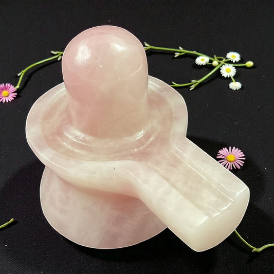 Rose Quartz Shivling