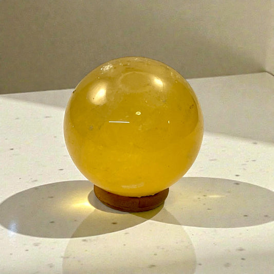 Yellow Calcite Ball