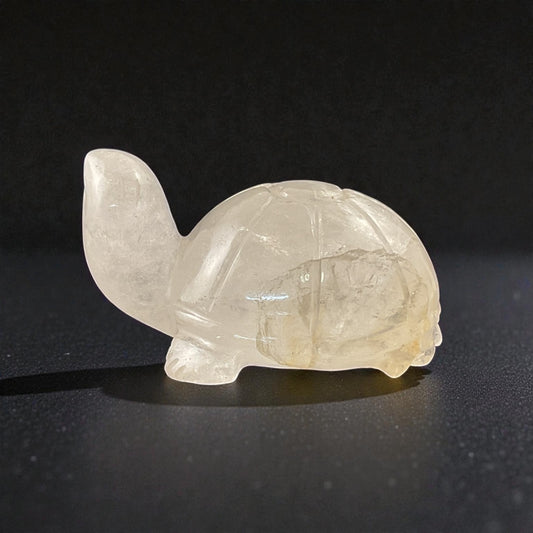 Clear Quartz Turtle