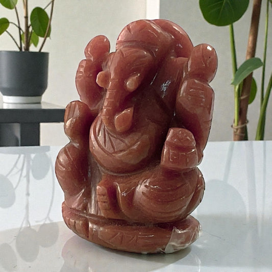 Yellow jade Ganesha
