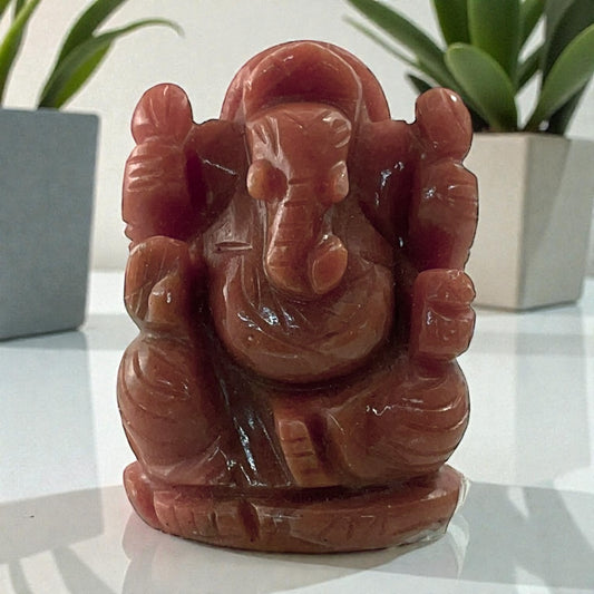 Yellow jade Ganesha