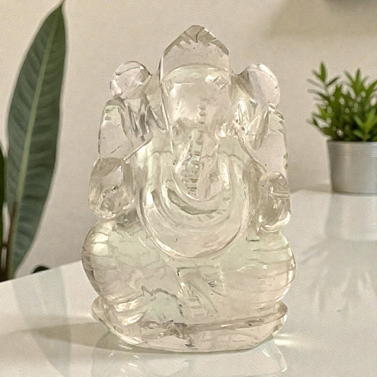 Clear Quartz Ganesha