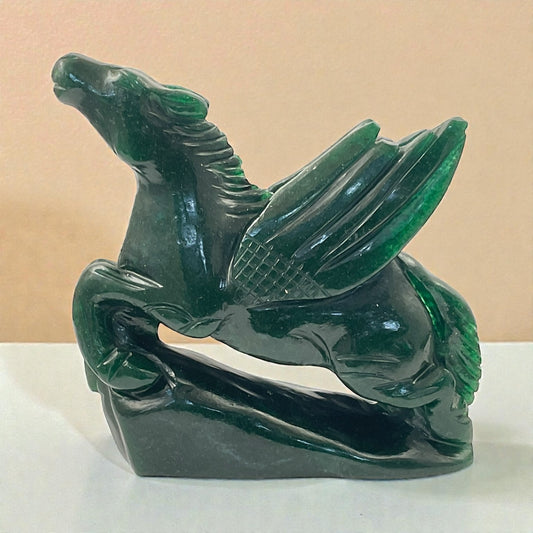 Green Aventurine Horse
