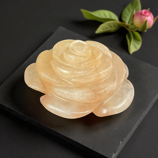 Yellow Aventurine Flower