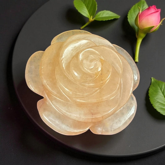 Yellow Aventurine Flower