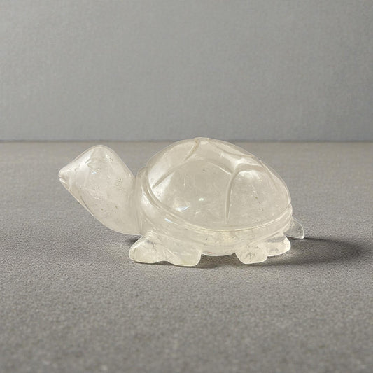 Clear Quartz Turtle