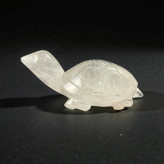 Clear Quartz Turtle