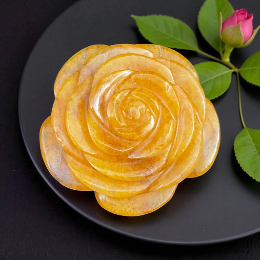 Yellow Aventurine Flower