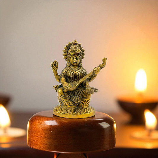 Brass Sarasvati ji