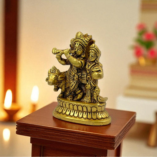 Brass Radha-Krishna ji