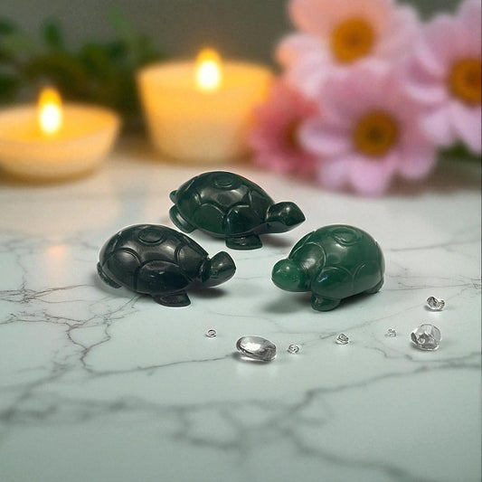 Green Aventurine Turtle